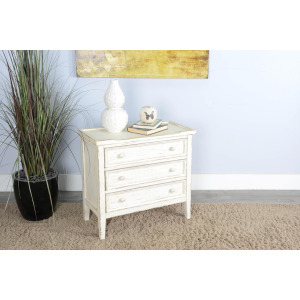 Marina White Sand Side Chest