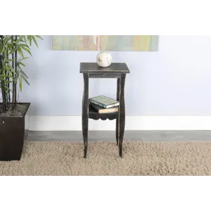 Marina Black Sand End Table
