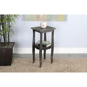 Marina Black Sand End Table