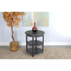 MARINA Black Sand Side Table