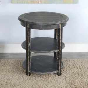 MARINA Black Sand Side Table