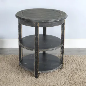 MARINA Black Sand Side Table