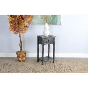 MARINA Black Sand Side Table