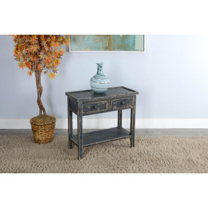 MARINA Black Sand Side Table