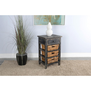 MARINA Black Sand Storage Table