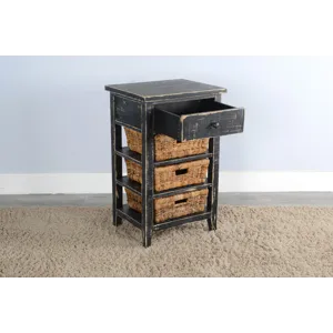 MARINA Black Sand Storage Table