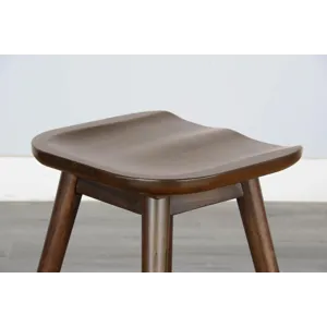 24"H Stool w/ Saddle Seat