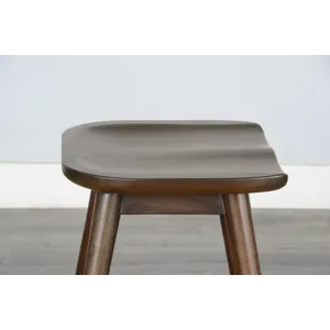 24"H Stool w/ Saddle Seat