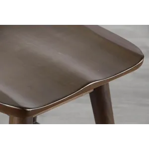 24"H Stool w/ Saddle Seat