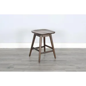 24"H Stool w/ Saddle Seat