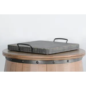 Marina Black Sand Ottoman Tray