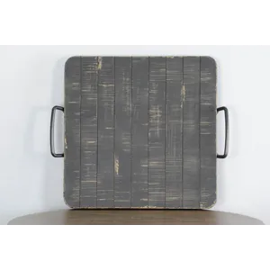 Marina Black Sand Ottoman Tray