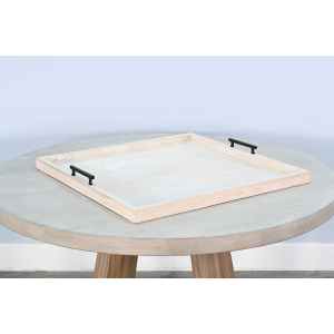 Square Tessa Ottoman Tray