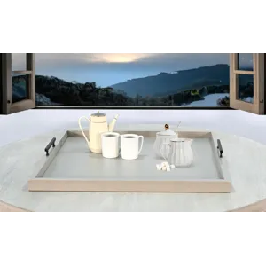 Square Tessa Ottoman Tray