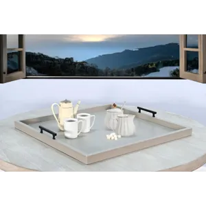 Square Tessa Ottoman Tray