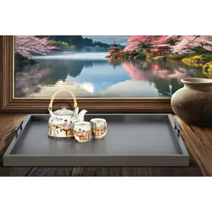 Square Tessa Ottoman Tray