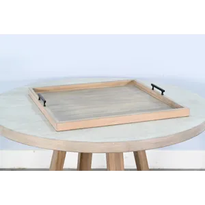 Square Tessa Ottoman Tray