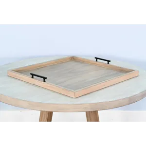 Square Tessa Ottoman Tray