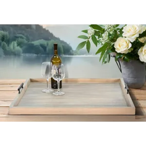 Square Tessa Ottoman Tray