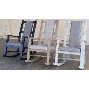Mara Modern Rocker, Cushion Seat & Back