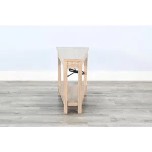 Chair Side Table W/ Power Strip