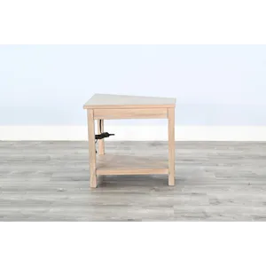 Chair Side Table W/ Power Strip
