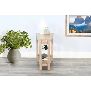 Chair Side Table W/ Power Strip