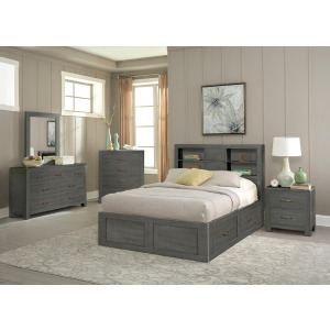 Twin Captains Bed - Headboard
