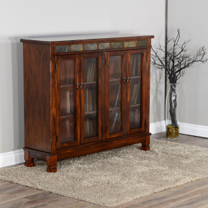 Santa Fe Bookcase w/ 4 Doors