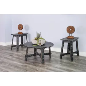 MARINA Black Sand End Table