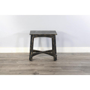 MARINA Black Sand Chair Side Table