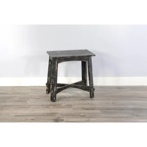 MARINA Black Sand Chair Side Table