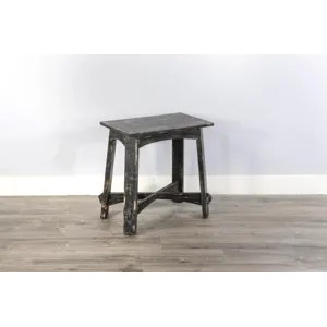 MARINA Black Sand Chair Side Table