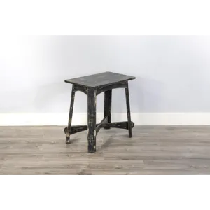 MARINA Black Sand Chair Side Table