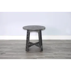 MARINA Black Sand End Table