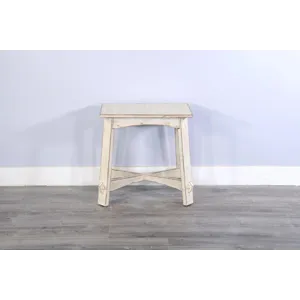 Marina White Sand  Chair Side Table