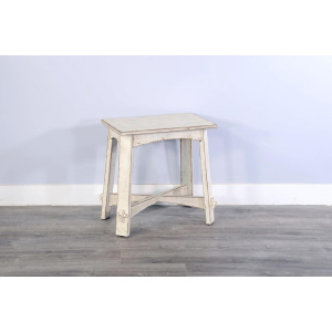 Marina White Sand  Chair Side Table