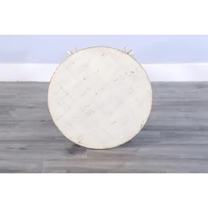 MARINA White Sand End Table