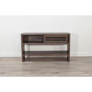 Sofa Table w/ Sliding Door