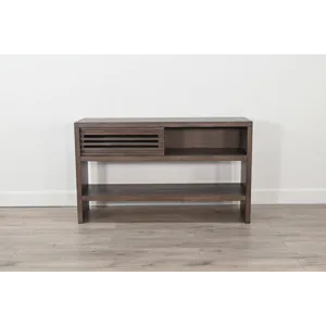 Sofa Table w/ Sliding Door