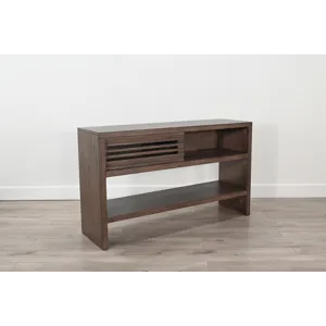 Sofa Table w/ Sliding Door