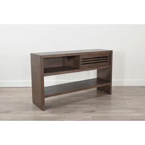 Sofa Table w/ Sliding Door