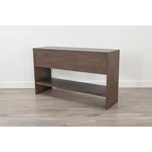 Sofa Table w/ Sliding Door
