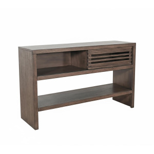 Sofa Table w/ Sliding Door