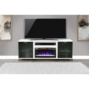 Newport Console w/Fireplace Insert Option