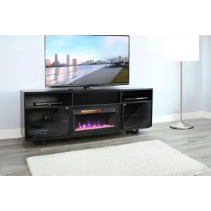 New York Console w/Fireplace Insert Option