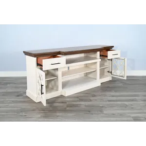 TV Console w/36" Fireplace Insert Option