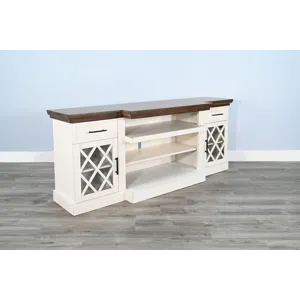 TV Console w/36" Fireplace Insert Option