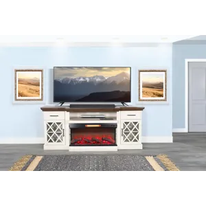 TV Console w/36" Fireplace Insert Option