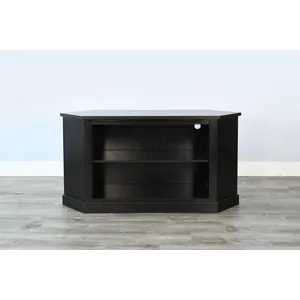 Corner Media Console w/33" Fireplace Insert Option